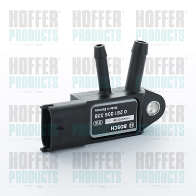 Senzor, tlak výfukového plynu - HOF7472502 HOFFER - 20827-00Q0G, 31370160, 78HL132540043BBA