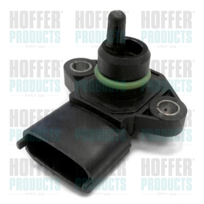Sensor, Saugrohrdruck - HOF7472563 HOFFER - 392002A650, 10.3344, 16747