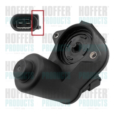 Control Element, parking brake caliper - HOF7515502 HOFFER - 4F0998281A, 4F0998281B, 0899032