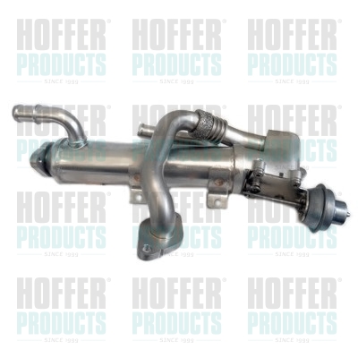 Cooler, exhaust gas recirculation - HOF7518343 HOFFER - 03G131512AL, 03G131512C, 03G131512R