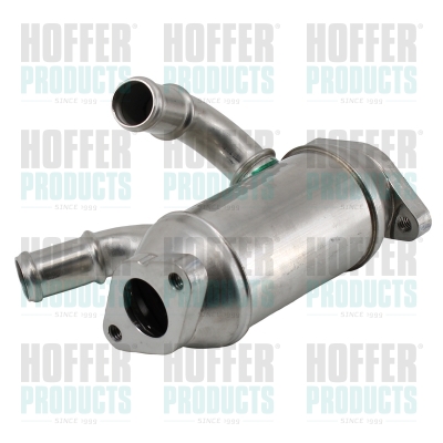 Cooler, exhaust gas recirculation - HOF7518888 HOFFER - 2841627250, 2841627251, 332120100