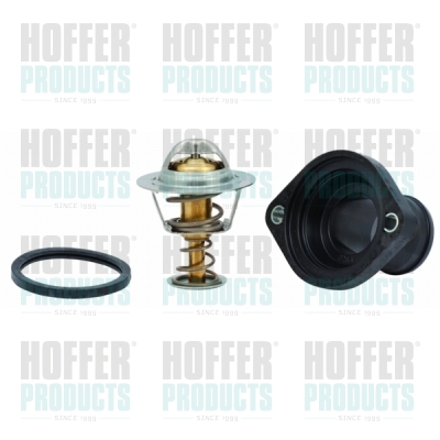 Thermostat, coolant - HOF8192346 HOFFER - 1338A0, 9630066680, 9630066780
