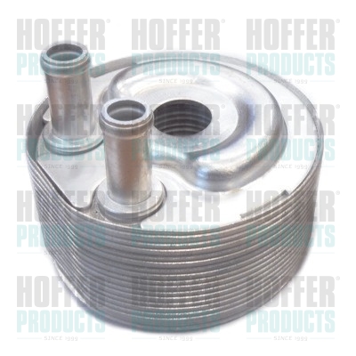 Oil Cooler, engine oil - HOF8095018 HOFFER - 21305-EB300, 31353, 354133