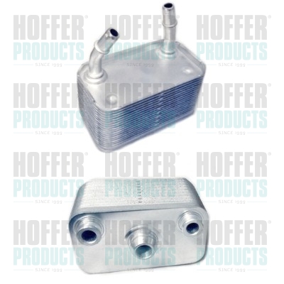 Oil Cooler, automatic transmission - HOF8095031 HOFFER - 17207500754, 1439112, 17101439112