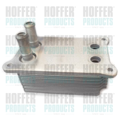 Oil Cooler, engine oil - HOF8095040 HOFFER - 1477141, DRM61004, LR004426