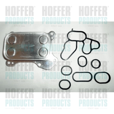 Olejový chladič, motorový olej - HOF8095063 HOFFER - 5650355, 5655305, 93184197
