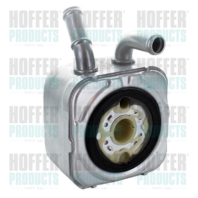 Oil Cooler, engine oil - HOF8095177 HOFFER - 059117021A, 059117021C, 381590189