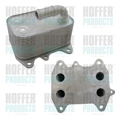 Oil Cooler, engine oil - HOF8095263 HOFFER - 03L117021D, 381590262, 38958