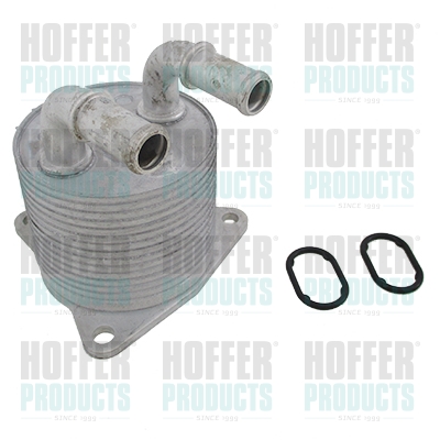 Olejový chladič, motorový olej - HOF8095289 HOFFER - 31437022, 172464, 381590297