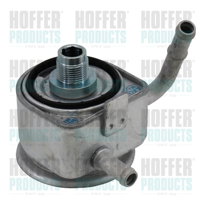 Olejový chladič, motorový olej - HOF8095318 HOFFER - 26410-04502, 26410-04501, 340010