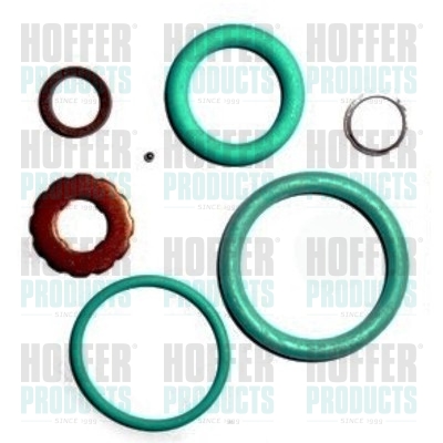 Repair Kit, injection nozzle - HOF9557 HOFFER - 0445120229*, 391990034, 8029557