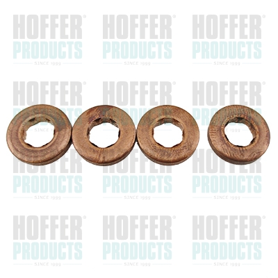 Seal Ring, nozzle holder - HOF8029882 HOFFER - 198181, 198184, 2S6Q9E568AB