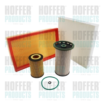 Filter Set - HOFFKVAG009 HOFFER - 5Q0127177*, 5Q0127400F*, 5Q0819644*