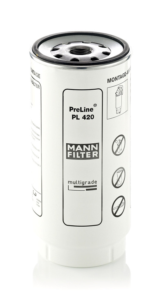 Palivový filtr - PL 420 X MANN-FILTER - 000144.2310, 02934715, 10032291