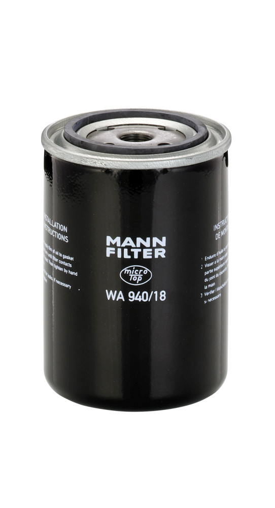 Coolant Filter - WA 940/18 MANN-FILTER - 1296929, 163041015, 3827423