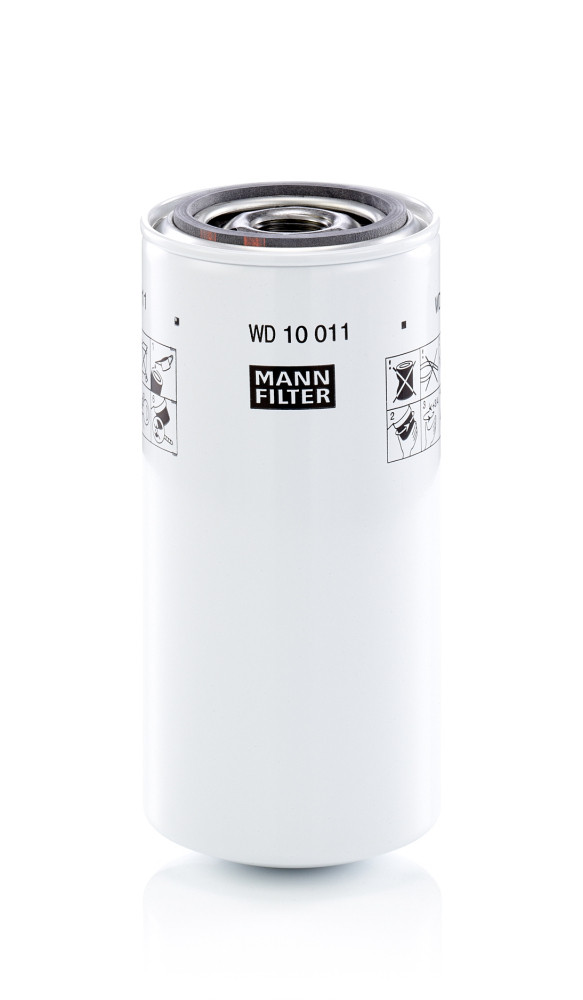 Filter, operating hydraulics - WD 10 011 MANN-FILTER - 3322234M1, 3I-1667, AT182209
