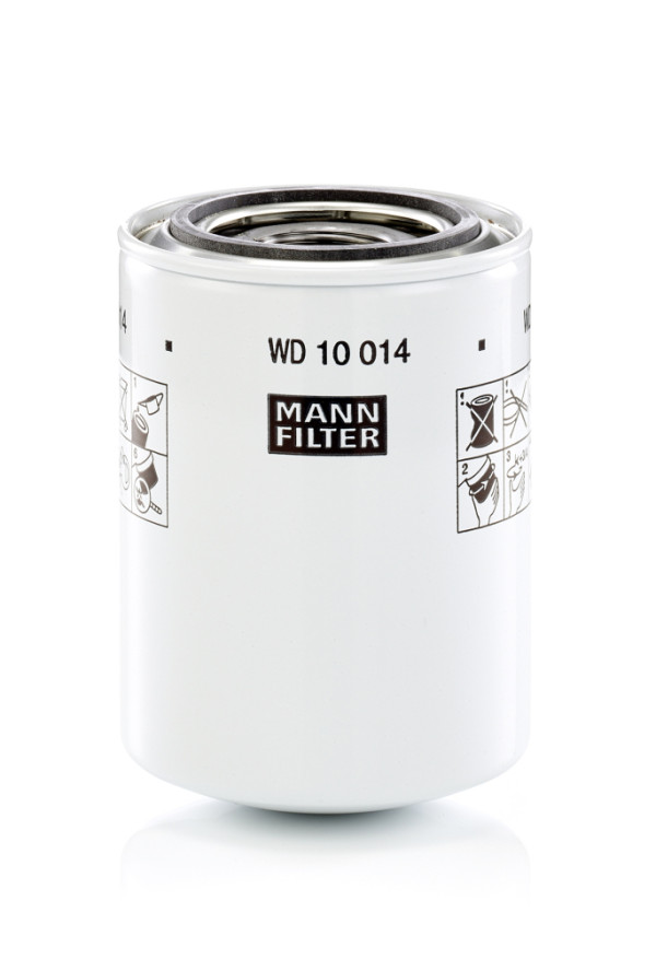 Filtr, pracovní hydraulika - WD 10 014 MANN-FILTER - 1053870M91, 3I-0537, 7437000132