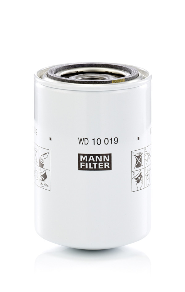 Filter, operating hydraulics - WD 10 019 MANN-FILTER - 10036, 51631, 85631