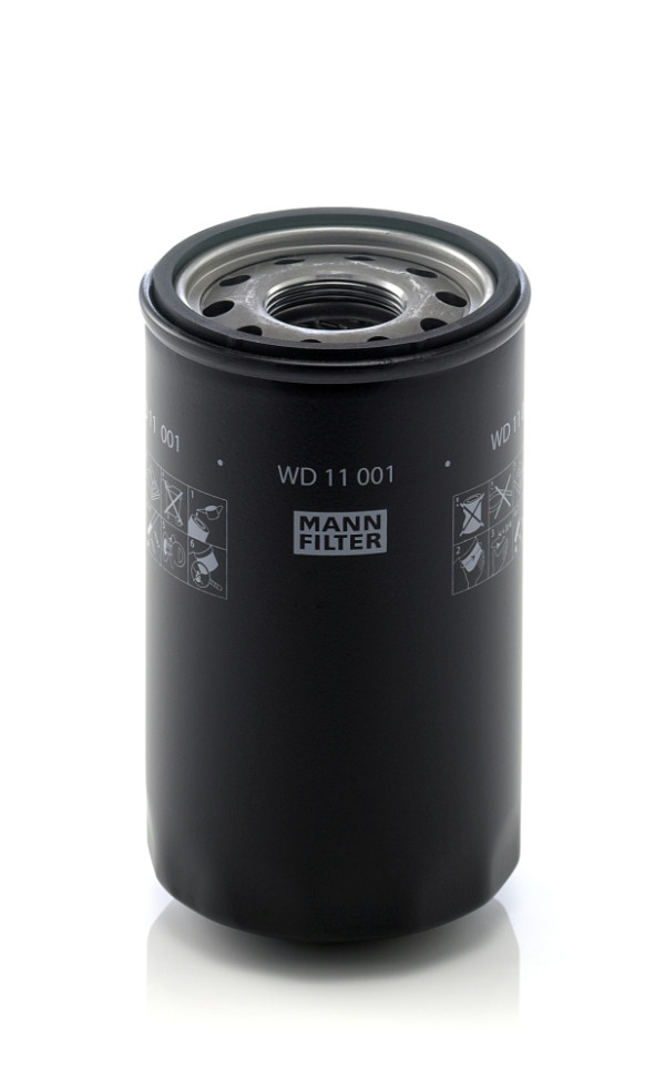 Filter, operating hydraulics - WD 11 001 MANN-FILTER - 115187, 2.4419.350.0, 3551956M91