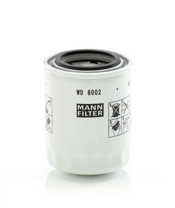 Oil Filter - WD 8002 MANN-FILTER - HHK70-14070, HHK70-14073, K7561-14070