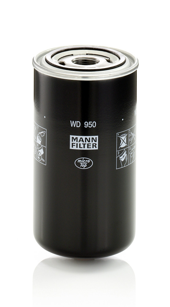 Filtr, pracovní hydraulika - WD 950 MANN-FILTER - 05773274, 402219303, 7211220