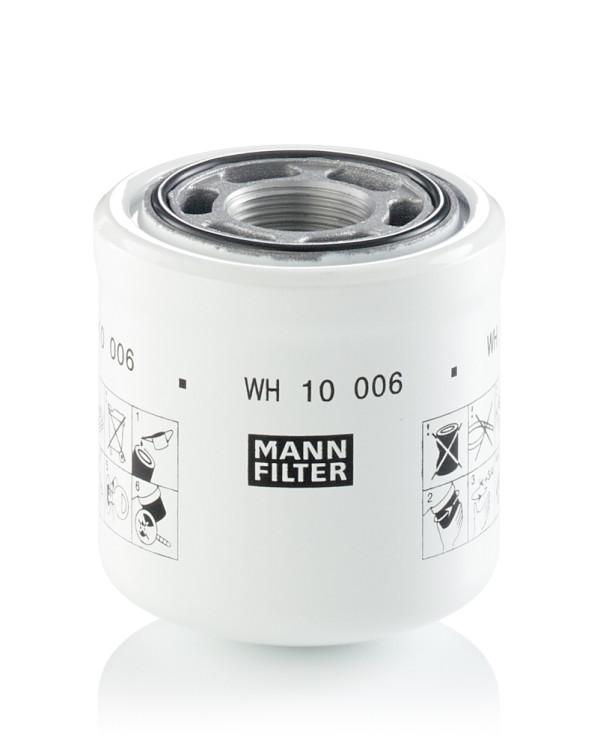Filtr, pracovní hydraulika - WH 10 006 MANN-FILTER - LVU14258, 385517, A405G10
