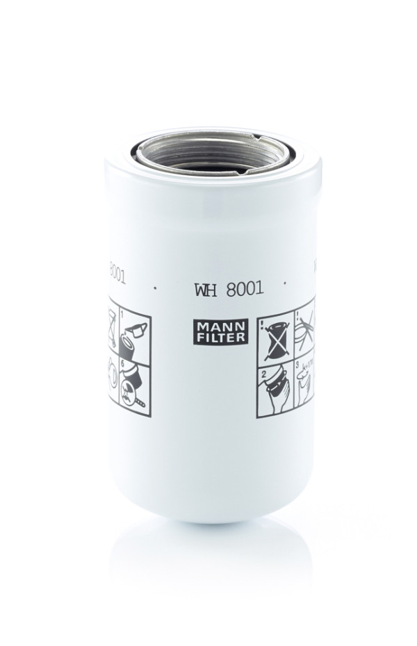 Filter, Arbeitshydraulik - WH 8001 MANN-FILTER - 184-3931, 3I-1769, 241216