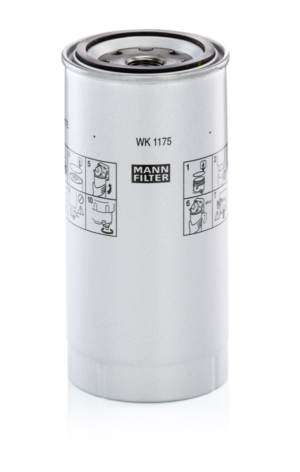 Fuel Filter - WK 1175 X MANN-FILTER - 0003635130, 129-0372, 3828838