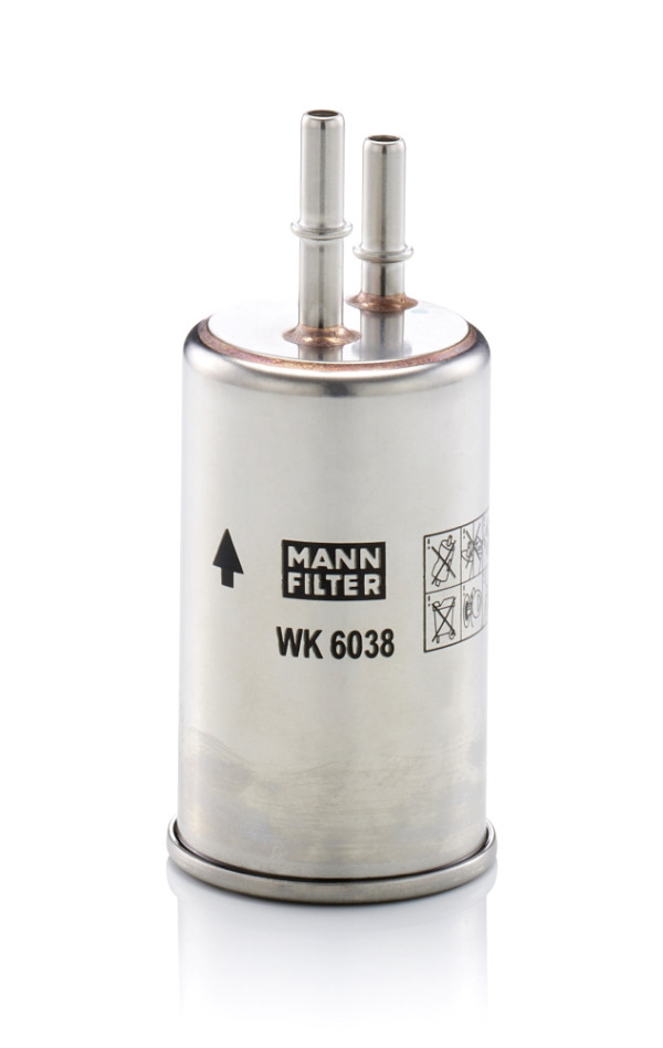 Palivový filtr - WK 6038 MANN-FILTER - 31355412, 31405750, 31430629