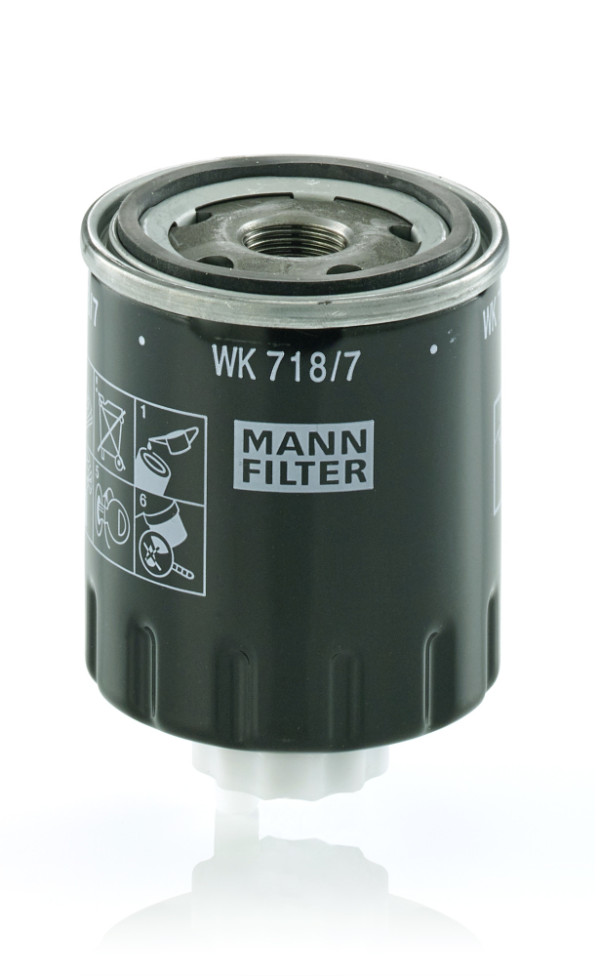 Fuel Filter - WK 718/7 MANN-FILTER - 11346800, 119802-55810, 3677987M1