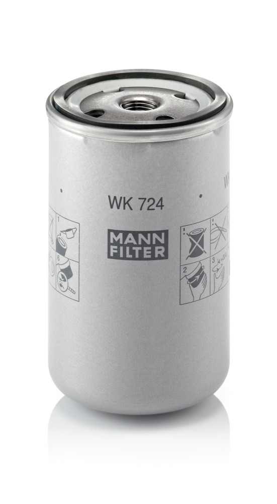 Kraftstofffilter - WK 724 MANN-FILTER - 1900953, 955168, 1907640