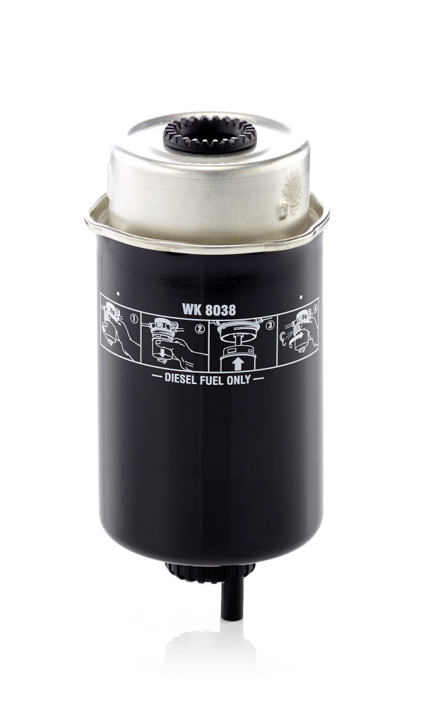 Fuel Filter - WK 8038 MANN-FILTER - WJI500040, 170051, 24.464.00