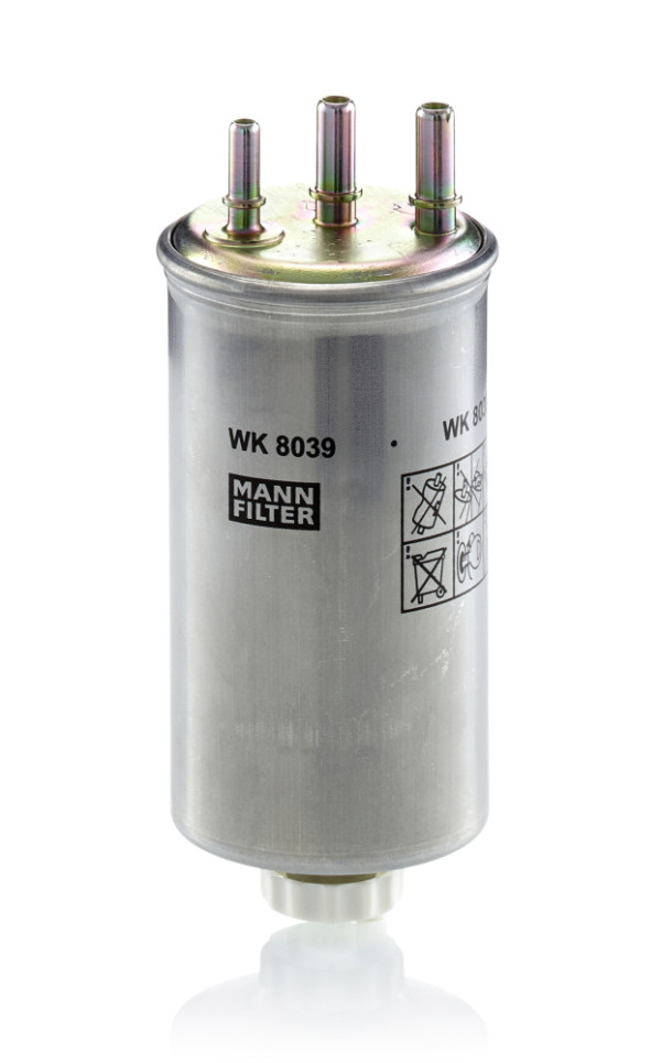 Kraftstofffilter - WK 8039 MANN-FILTER - 164000884R, 164002137R, 6001552226