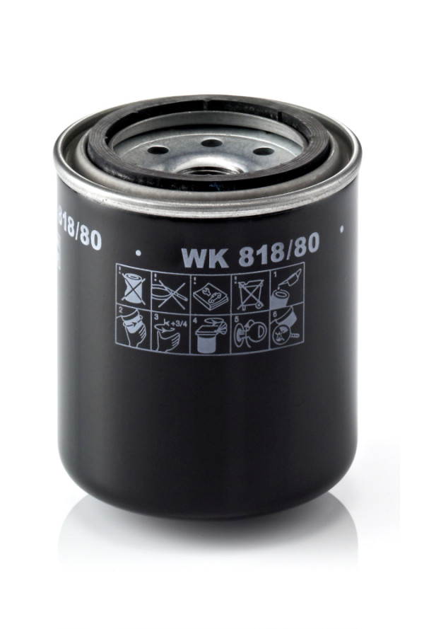 Palivový filtr - WK 818/80 MANN-FILTER - 094-7073, 11713231, 119000-55600