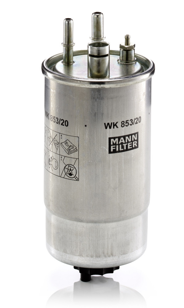 Palivový filtr - WK 853/20 MANN-FILTER - 1542785, 77363804, 1578143