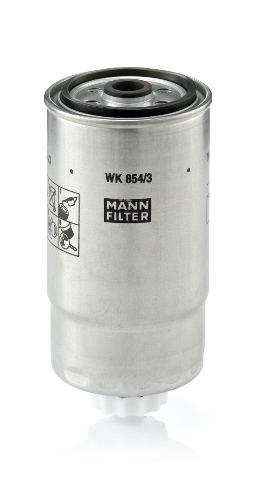 Palivový filtr - WK 854/3 MANN-FILTER - 71731829, 77362339, 1457434460