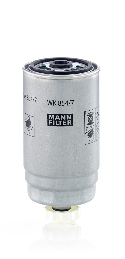 Kraftstofffilter - WK 854/7 MANN-FILTER - 04721303AA, K04721303AA, 24.H2O.08