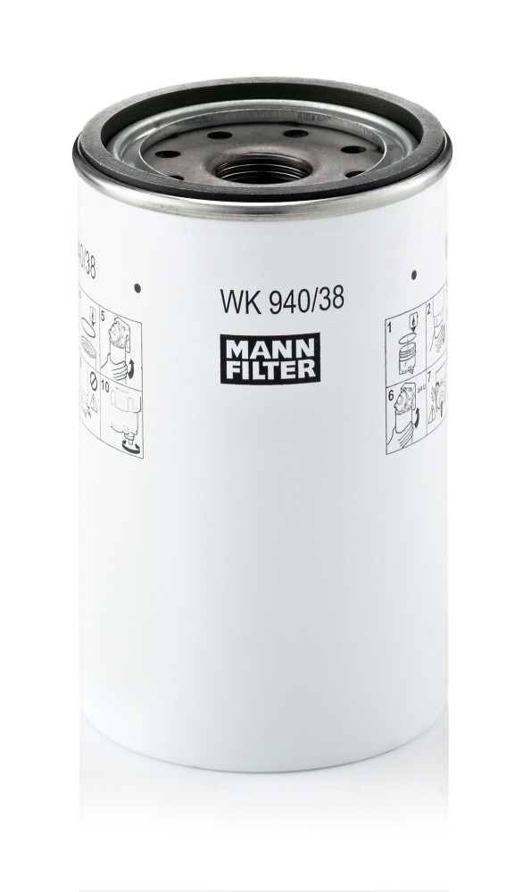 Kraftstofffilter - WK 940/38 X MANN-FILTER - 20386081, 1522000, 2044633
