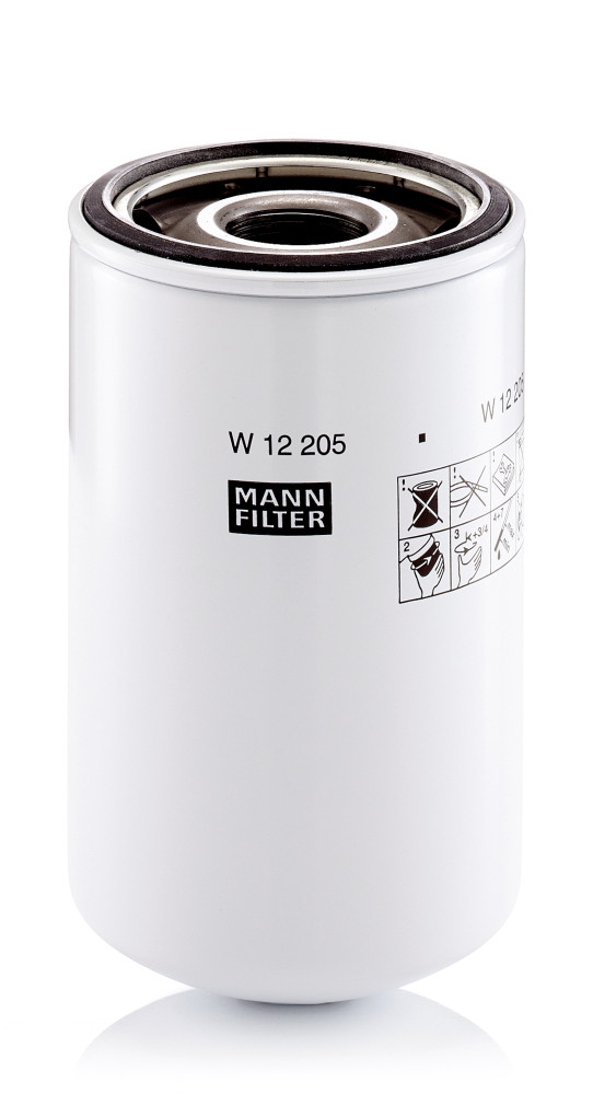 Ölfilter - W 12 205 MANN-FILTER - 1076750M1, 1-13240-046-1, 122-0756