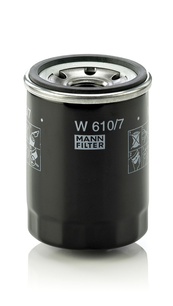 Olejový filtr - W 610/7 MANN-FILTER - 26300-02750, 26300-02751, 26300-02752
