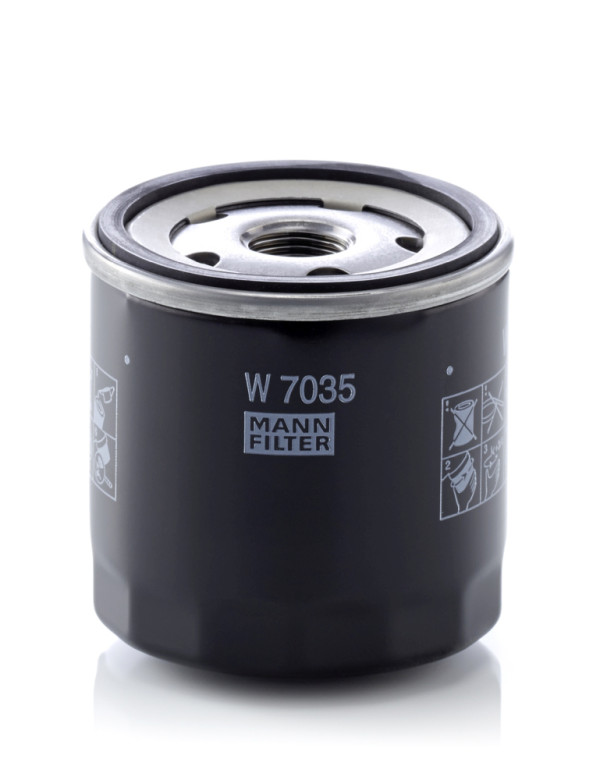 Olejový filtr - W 7035 MANN-FILTER - 00K04105409AE, 1903949, 4105409