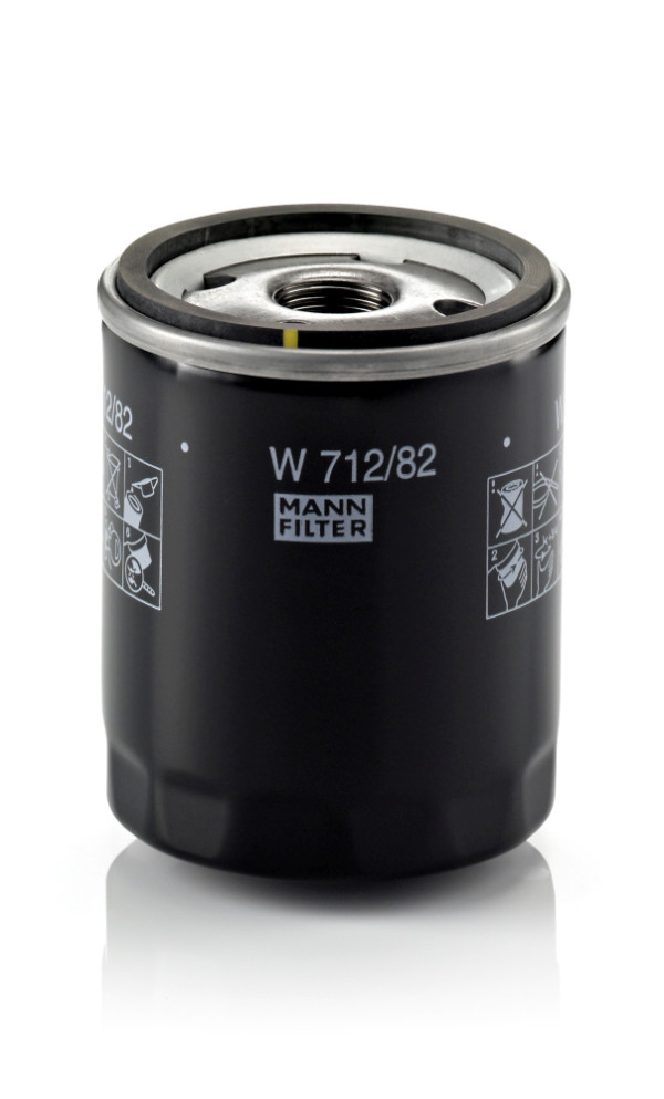 Olejový filtr - W 712/82 MANN-FILTER - 1339125, 1807516, 2192565