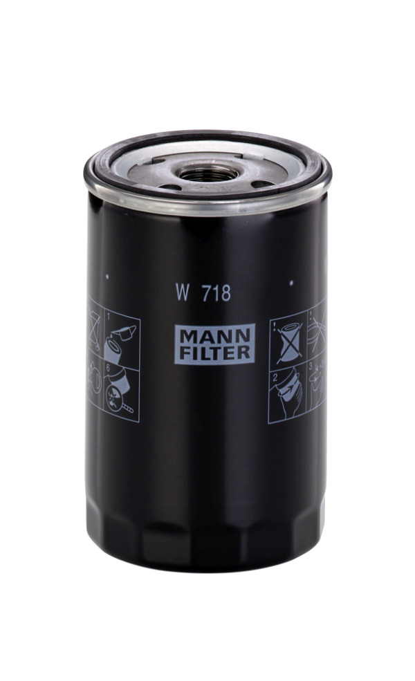 Olejový filtr - W 718 MANN-FILTER - 15208-13213, 276.2175.036, 5000273
