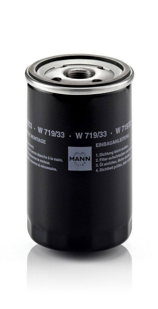 Olejový filtr - W 719/33 MANN-FILTER - GFE378, LPW100160, LPW100161