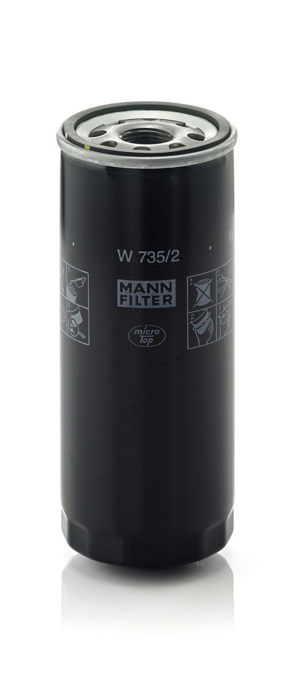 Ölfilter - W 735/2 MANN-FILTER - 077115561G, 041-8172, 0451103348