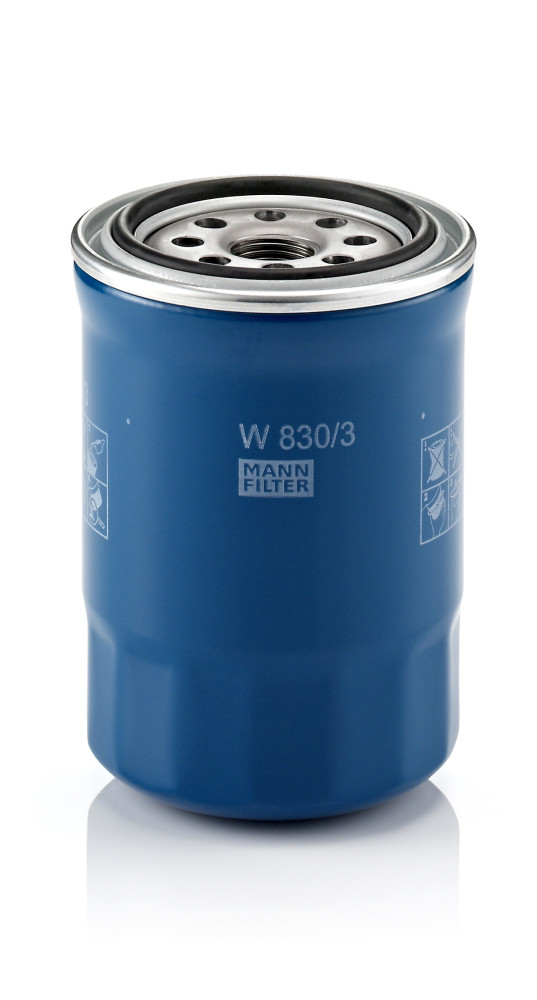 Olejový filtr - W 830/3 MANN-FILTER - 0016000230, 26310-27200, 40006986