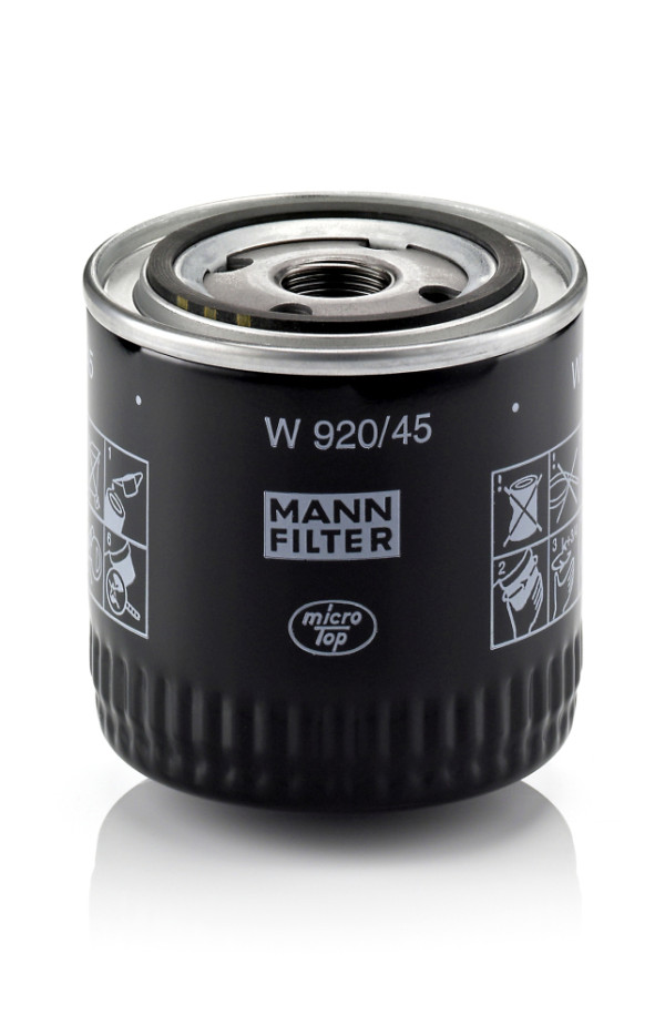 Olejový filtr - W 920/45 MANN-FILTER - 3652061, 9U2J-6731-AA, AJ04-14-302B