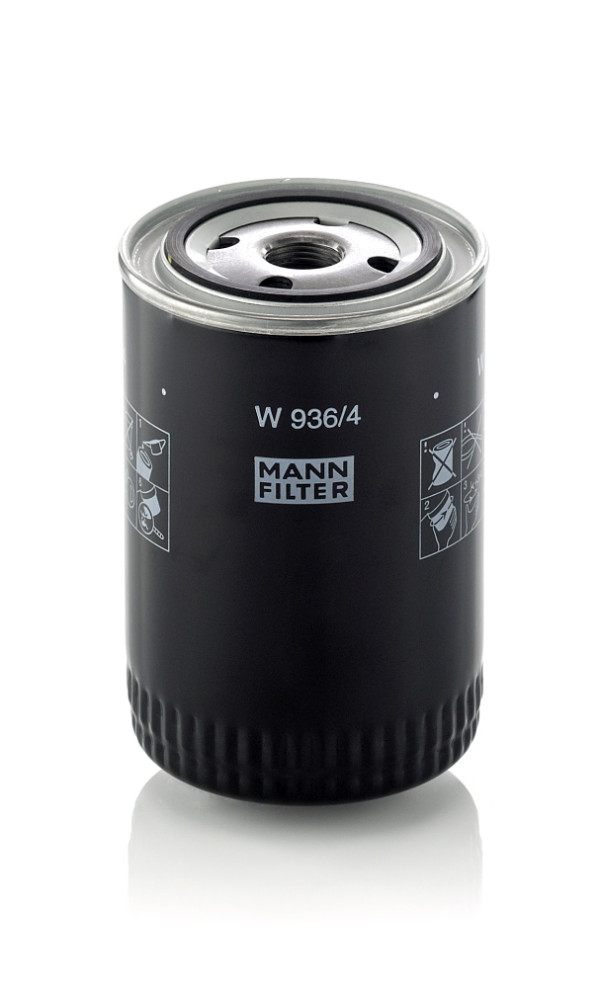 Oil Filter - W 936/4 MANN-FILTER - 0003132302, 1220610, 1900366M91