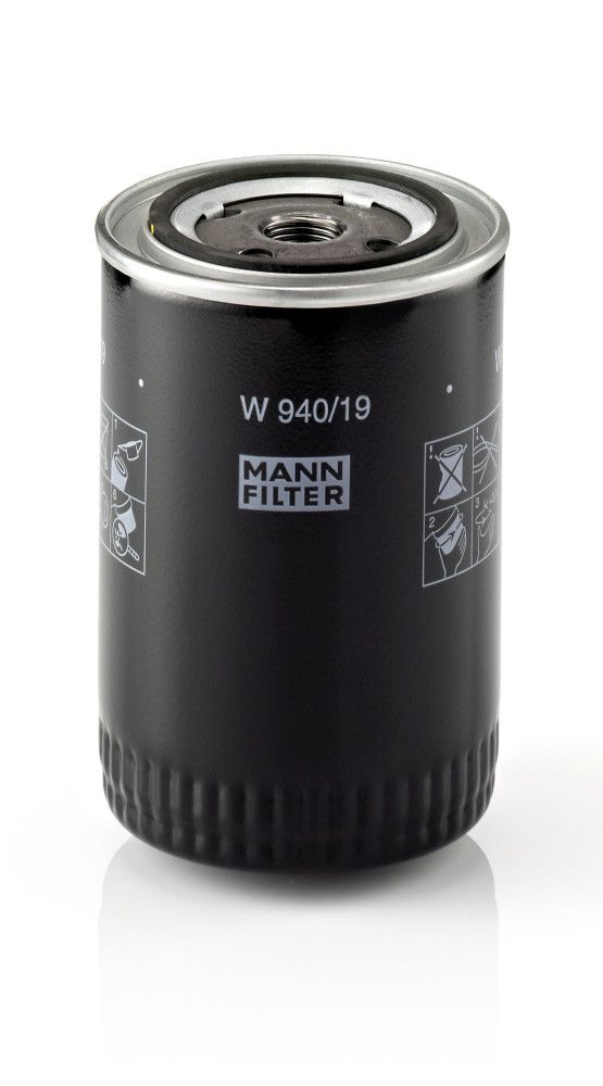 Olejový filtr - W 940/19 MANN-FILTER - 0000208835, 61142254, 9N-5860