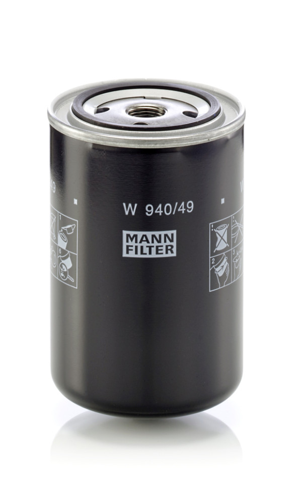 Ölfilter - W 940/49 MANN-FILTER - 558000303, B2, L23A269